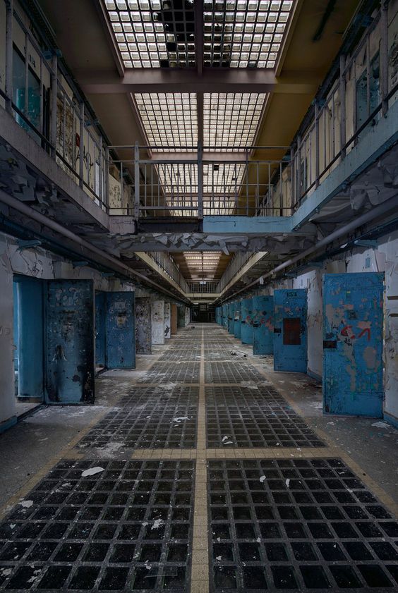 Abandoned Prison Corridor
