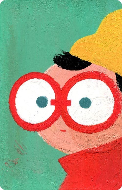 Big Eyed Glasses Guy