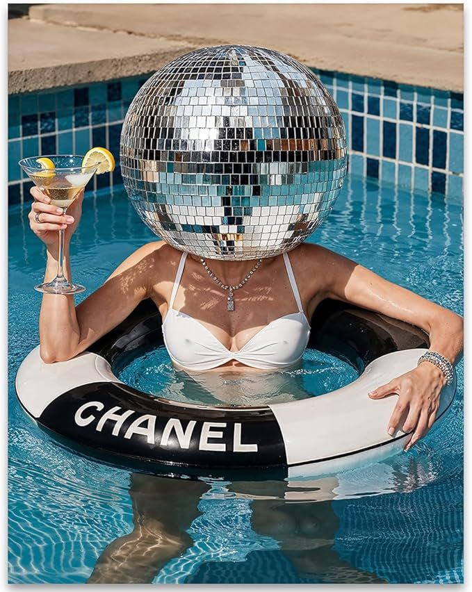 Disco Ball Pool Float