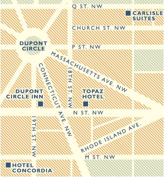 Dupont Circle Inn Map