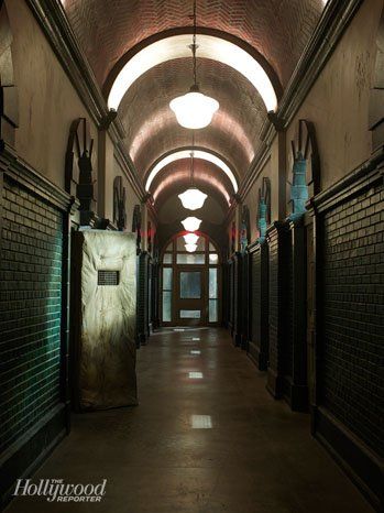 Dimly Lit Hallway
