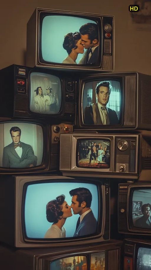 Vintage Television Stack