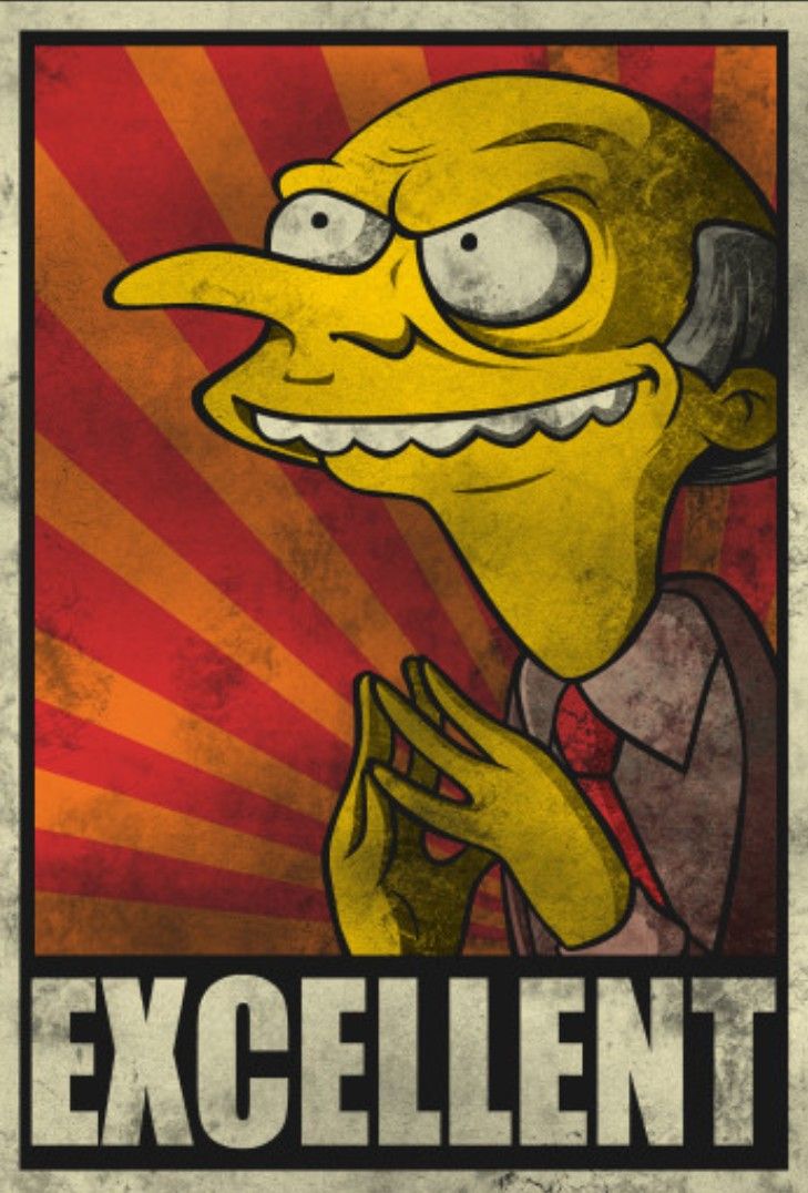 Mr. Burns Poster