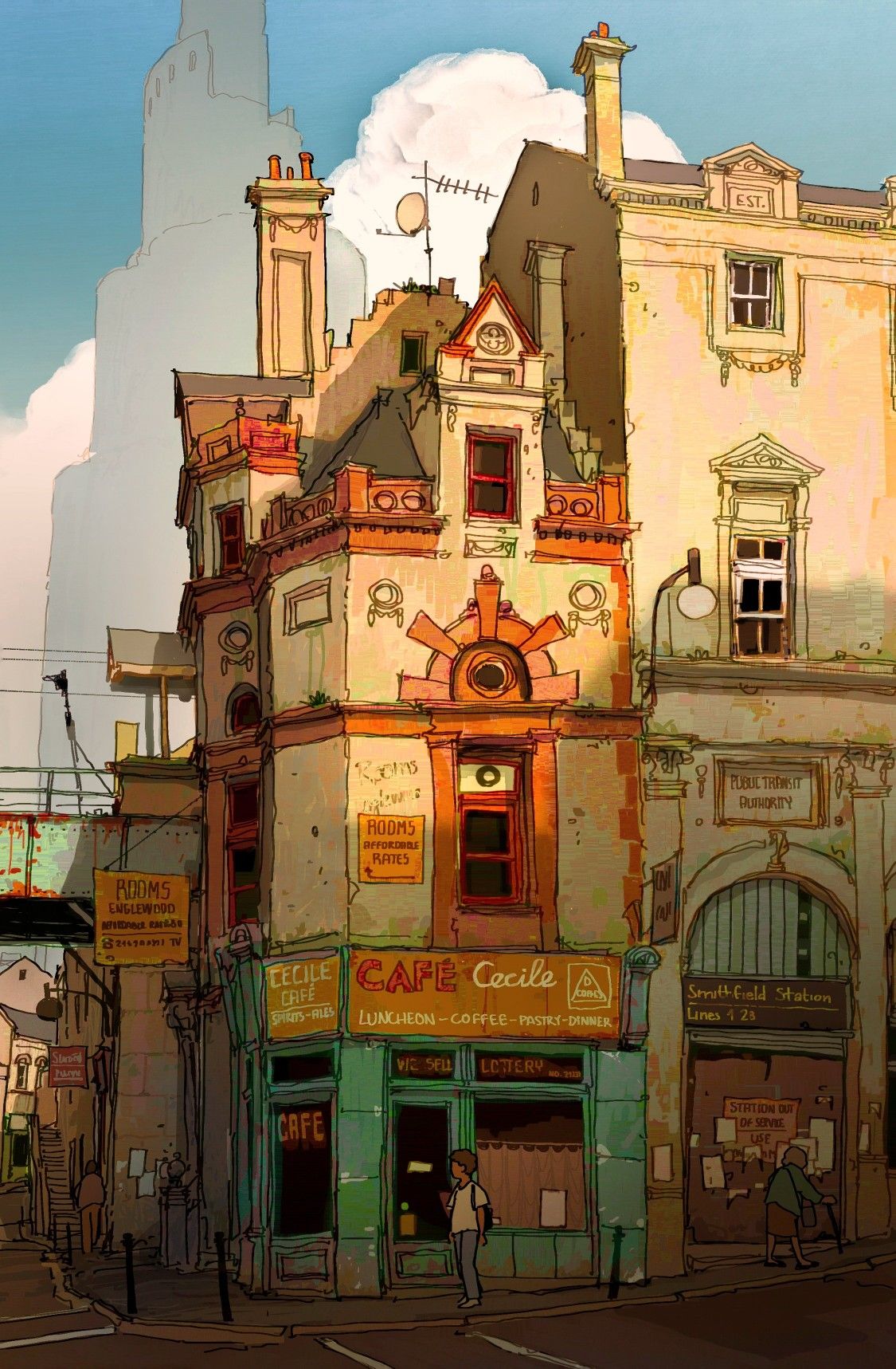 Vintage European Cafe