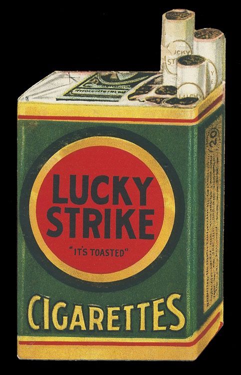 Vintage Lucky Strike Cigarette Pack