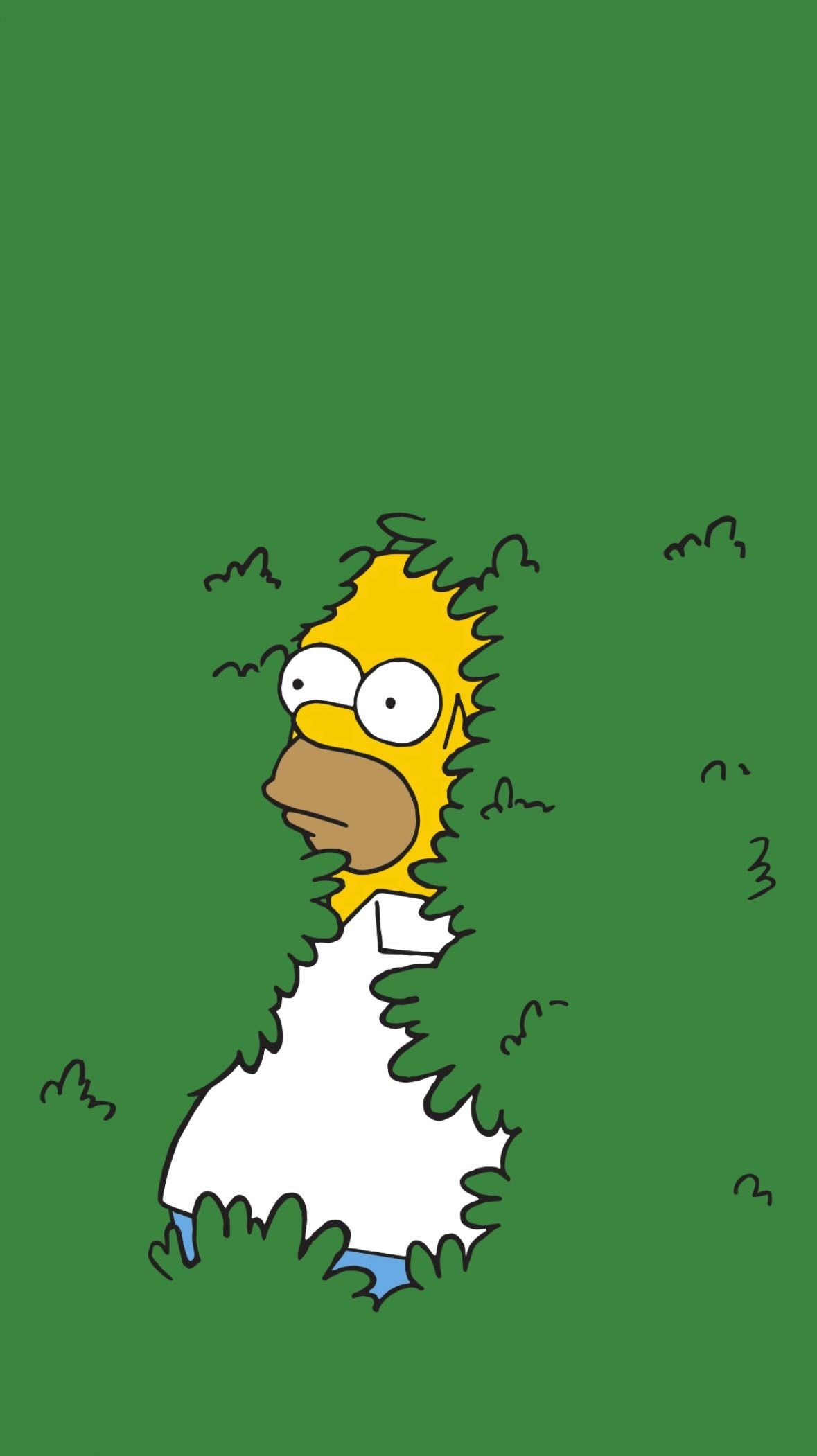 Bart Simpson Amidst Grass