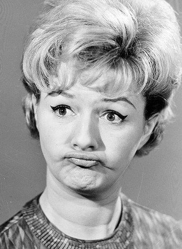 Vintage Actress with Dramatic Expression