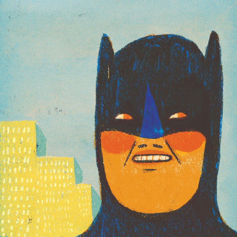 Batman with Orange Glasses