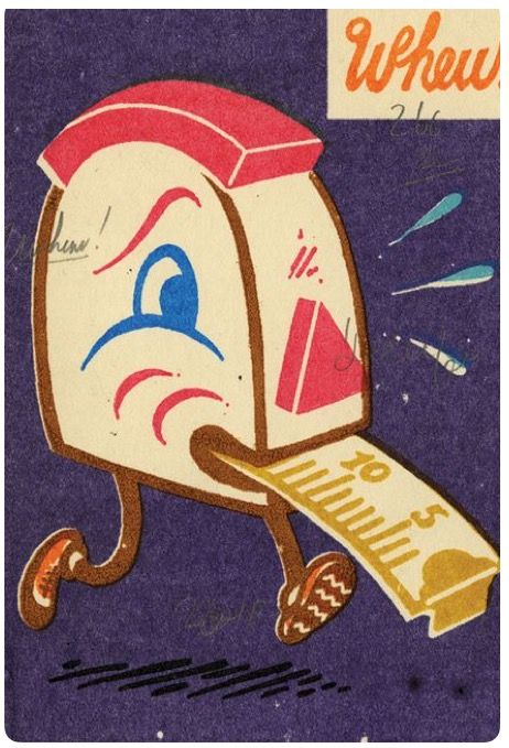 Cartoon Character Eating Pizza
