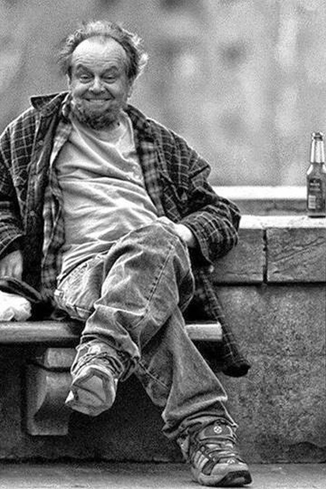 Lonely Man with Beer