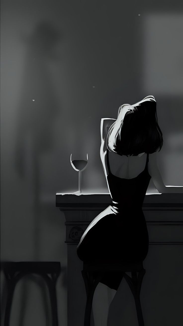 Silhouette of a woman