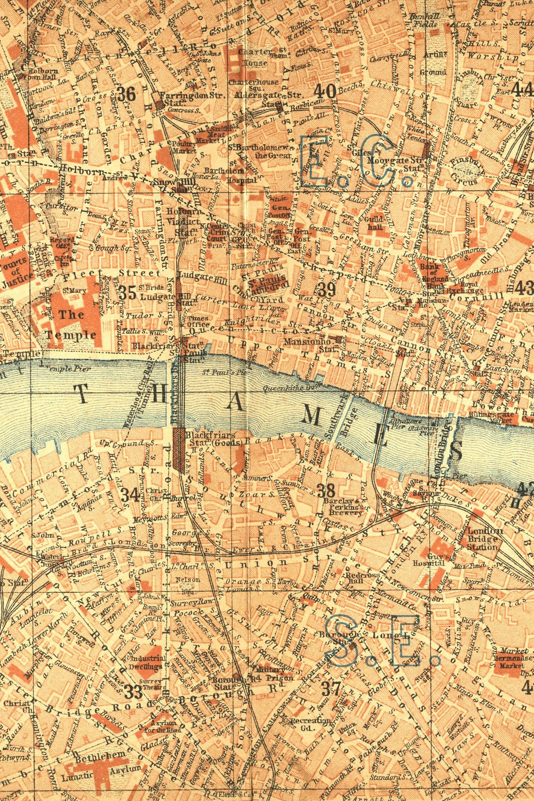 Vintage London Map