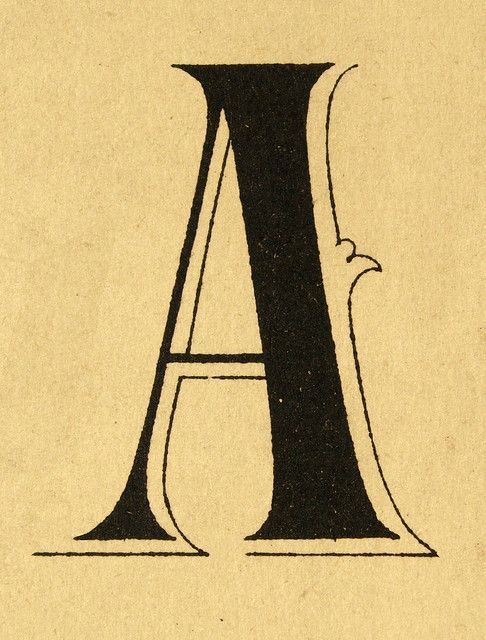 Abstract Letter A