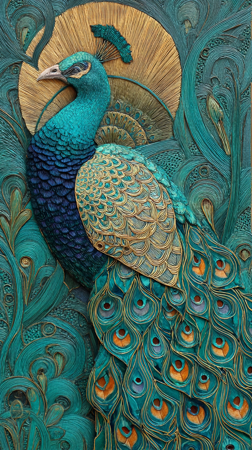 Peacock Feather Artwork