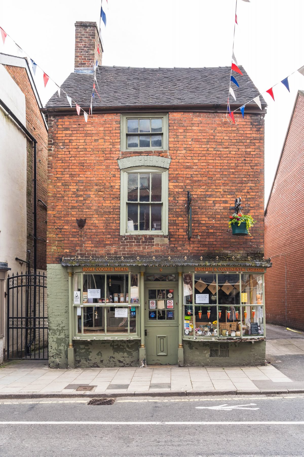 Vintage Brick Shop Facade