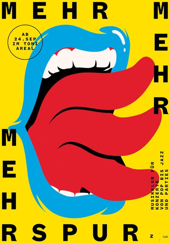Rolling Stones Tongue Poster