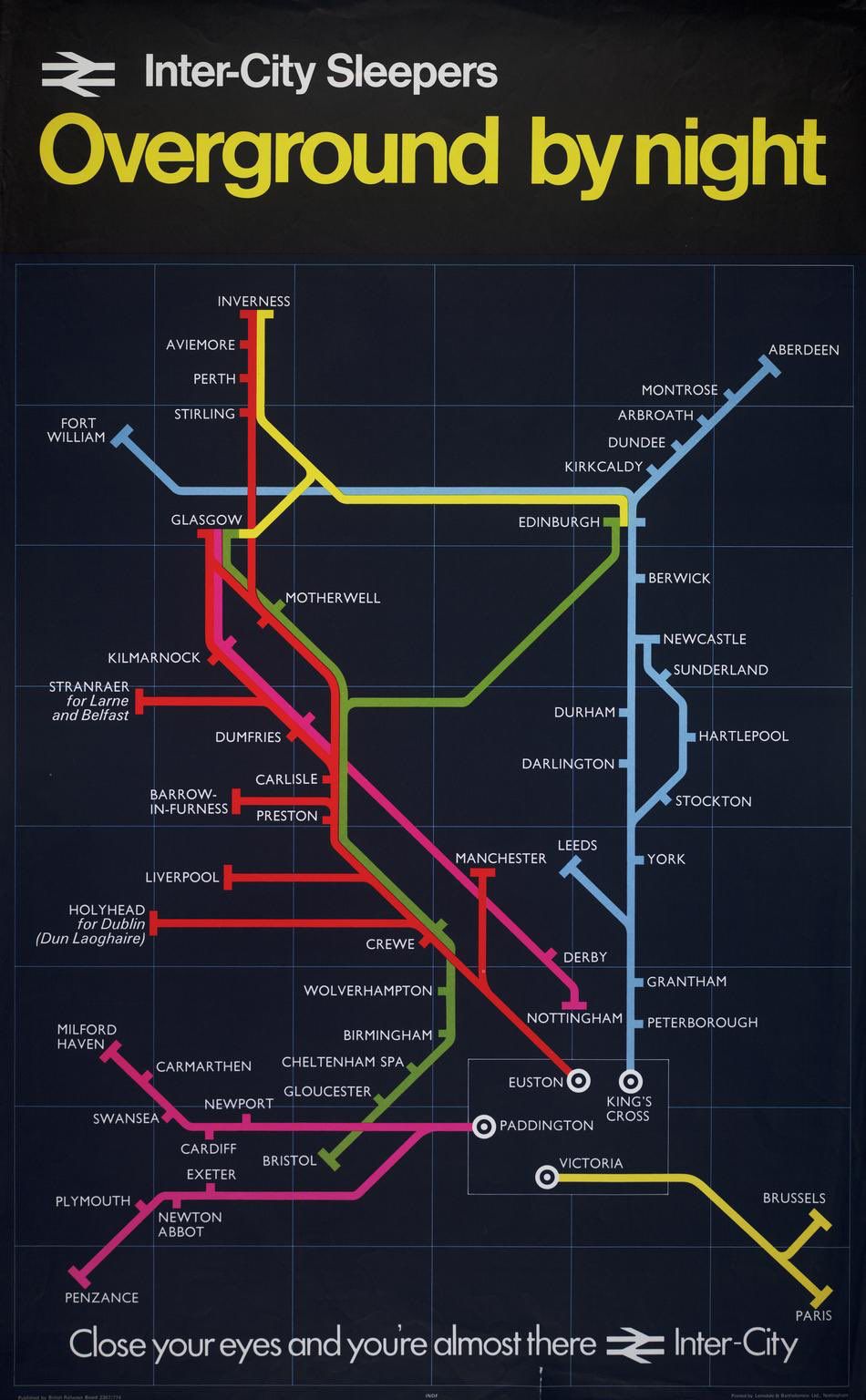 UK Rail Network Map