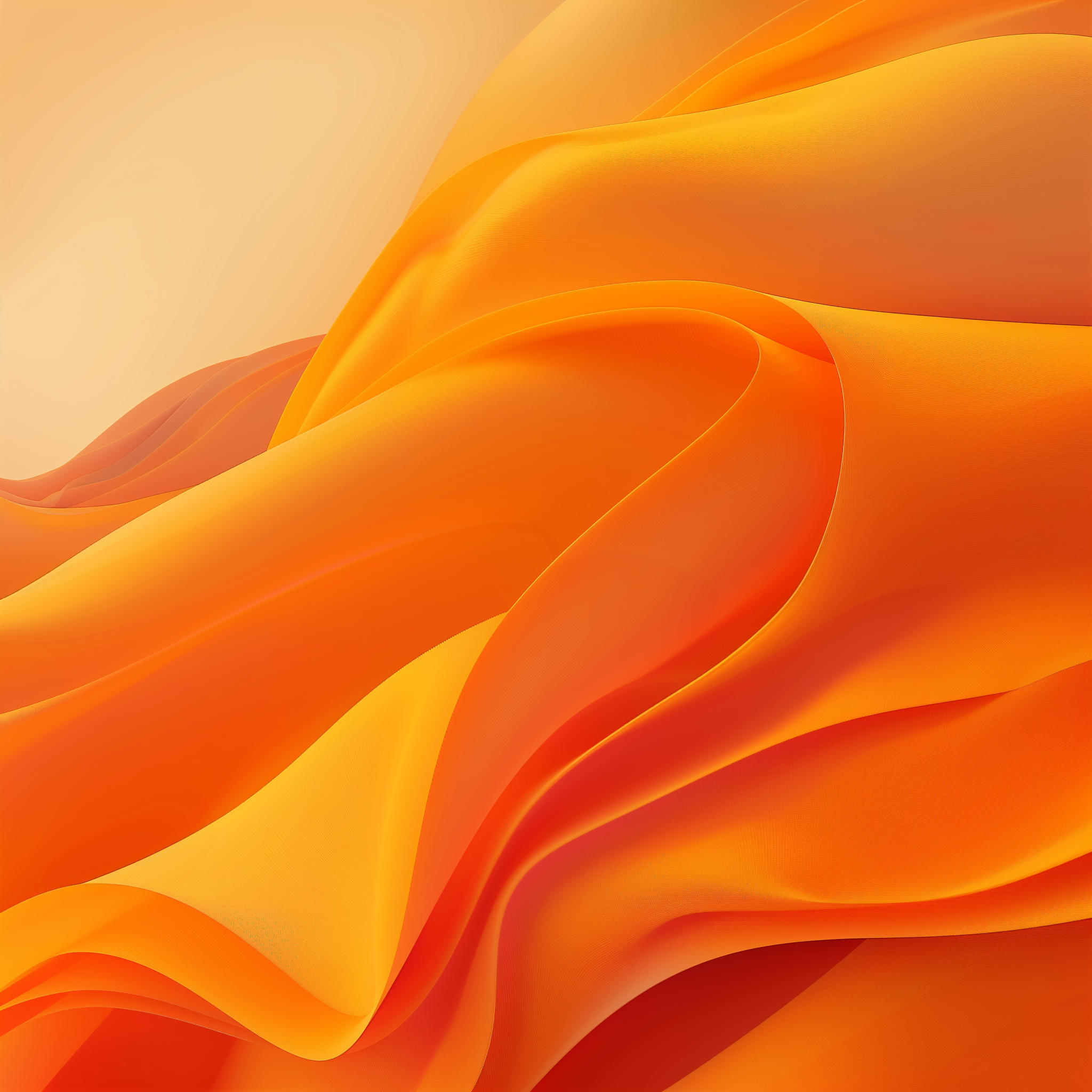 Flowing Silk in Warm Colors