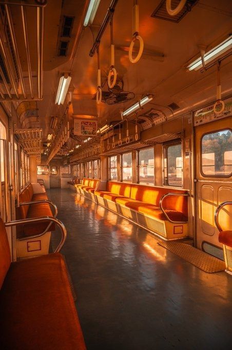 Vintage Train Interior