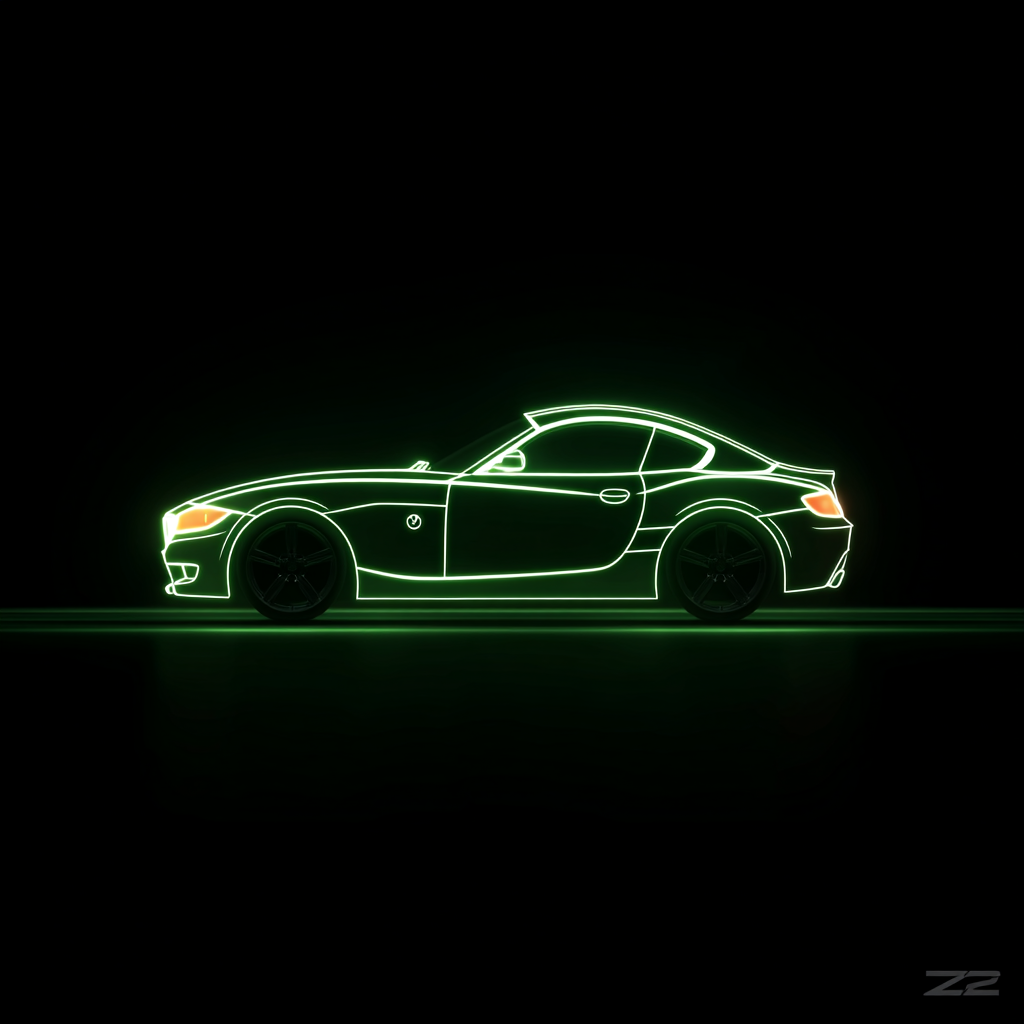 Neon BMW Z2 Silhouette