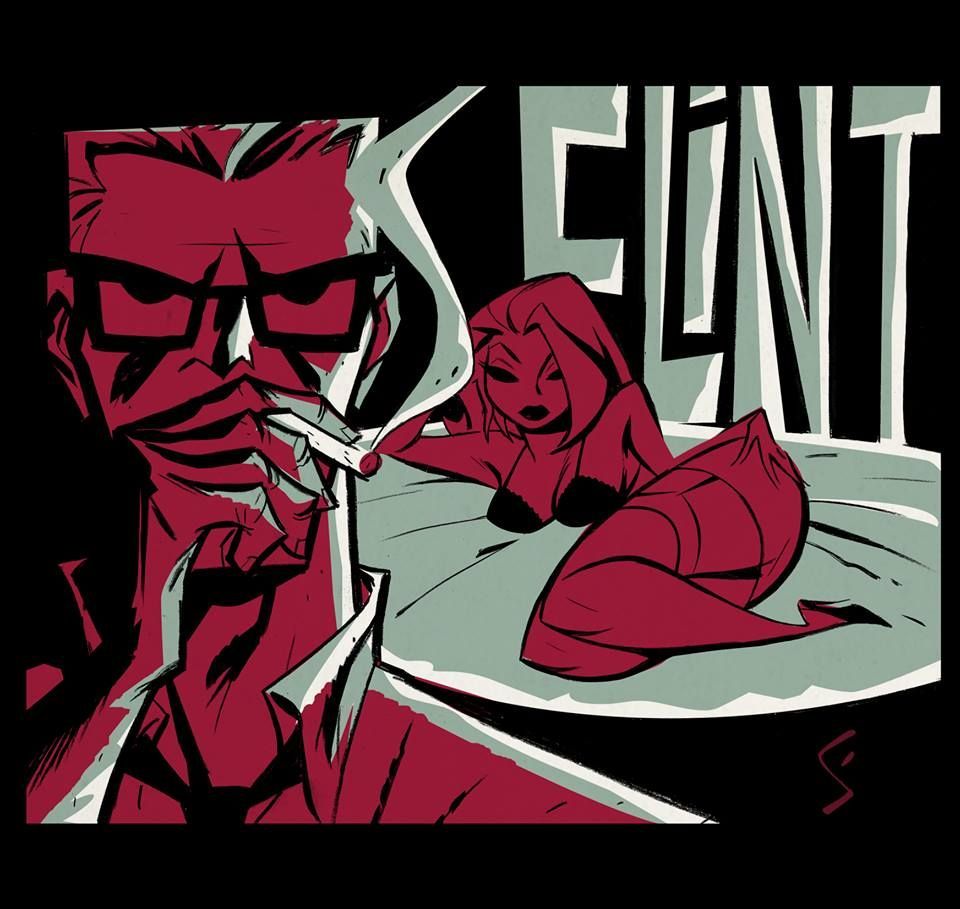 Red Guy Smoking