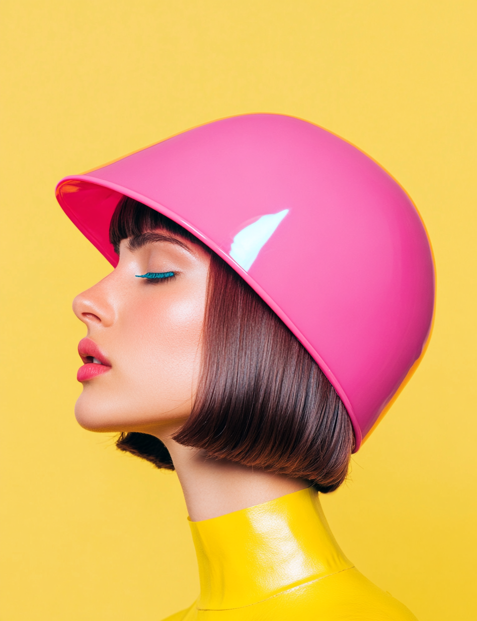Pink Helmet Profile