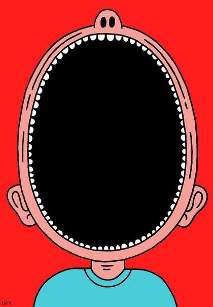 Circular Head Silhouette