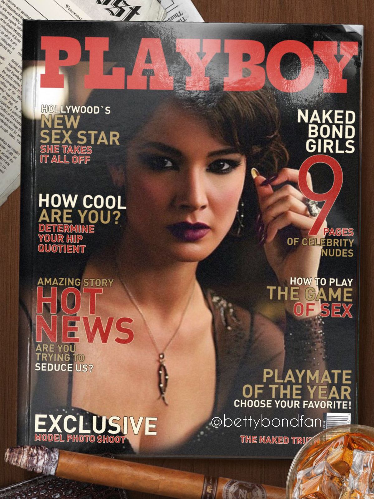 Playboy Magazine Cover