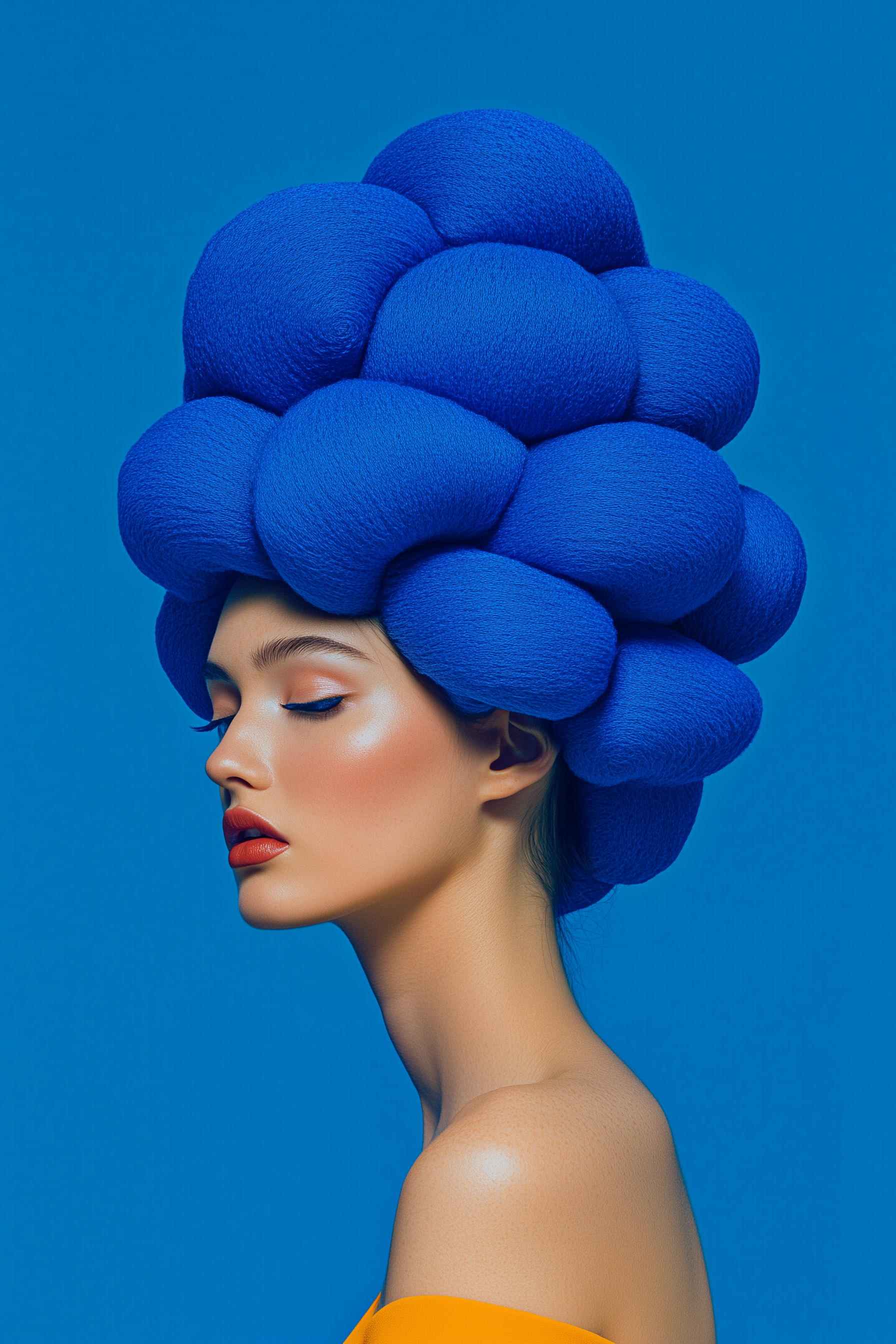 Blue Bubble Hat