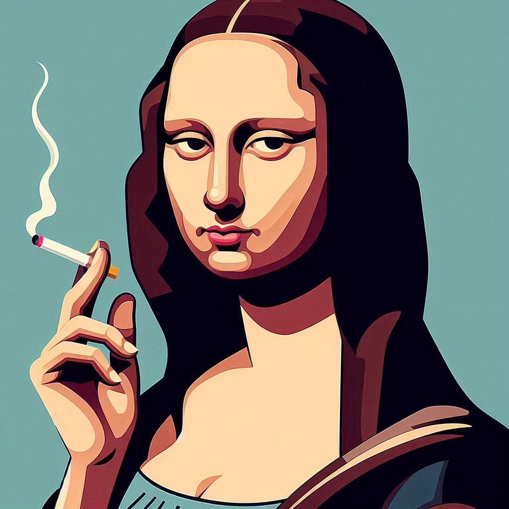 Mona Lisa Smoking