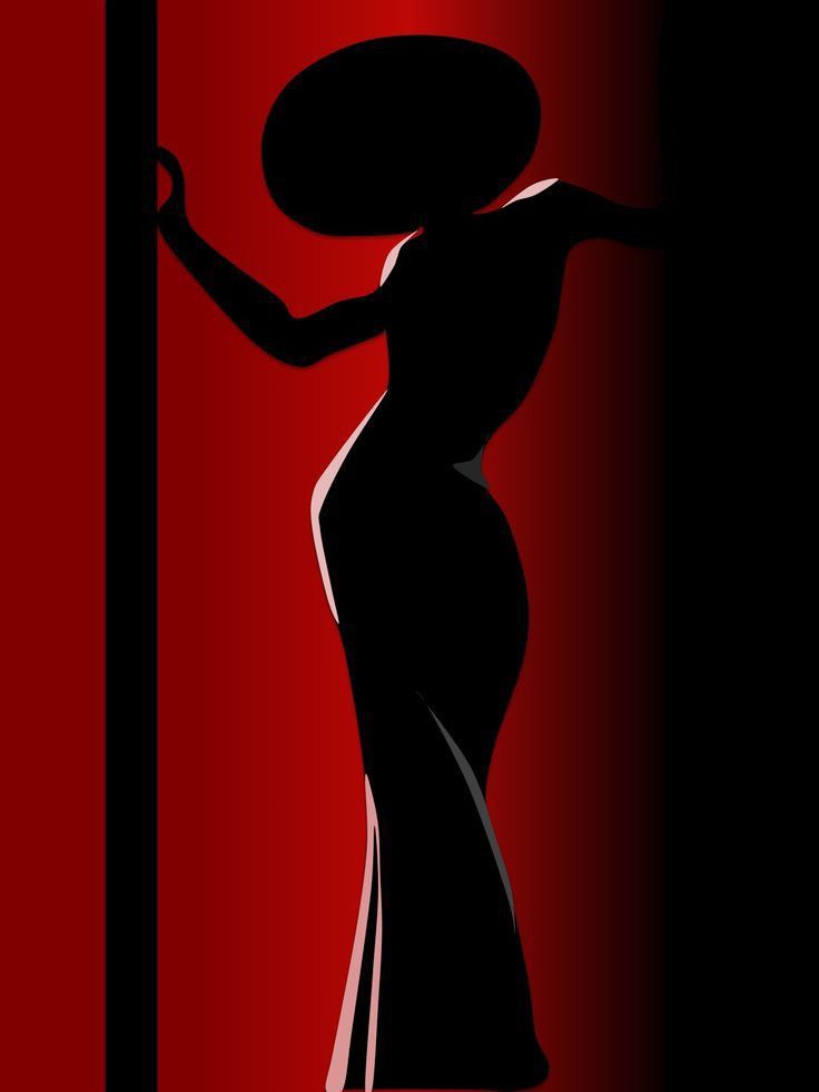 Silhouette Pole Dancer