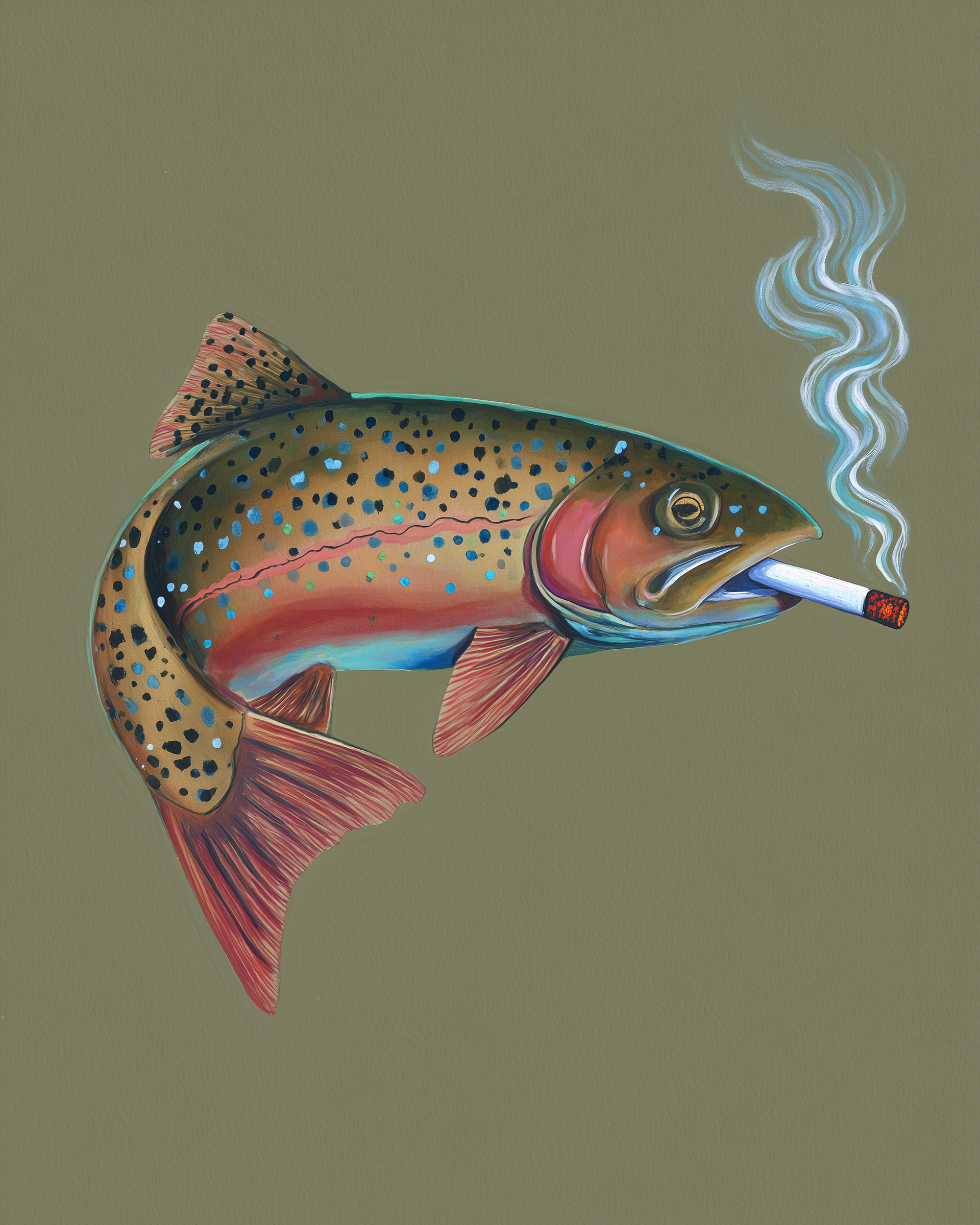 Smoking Trout