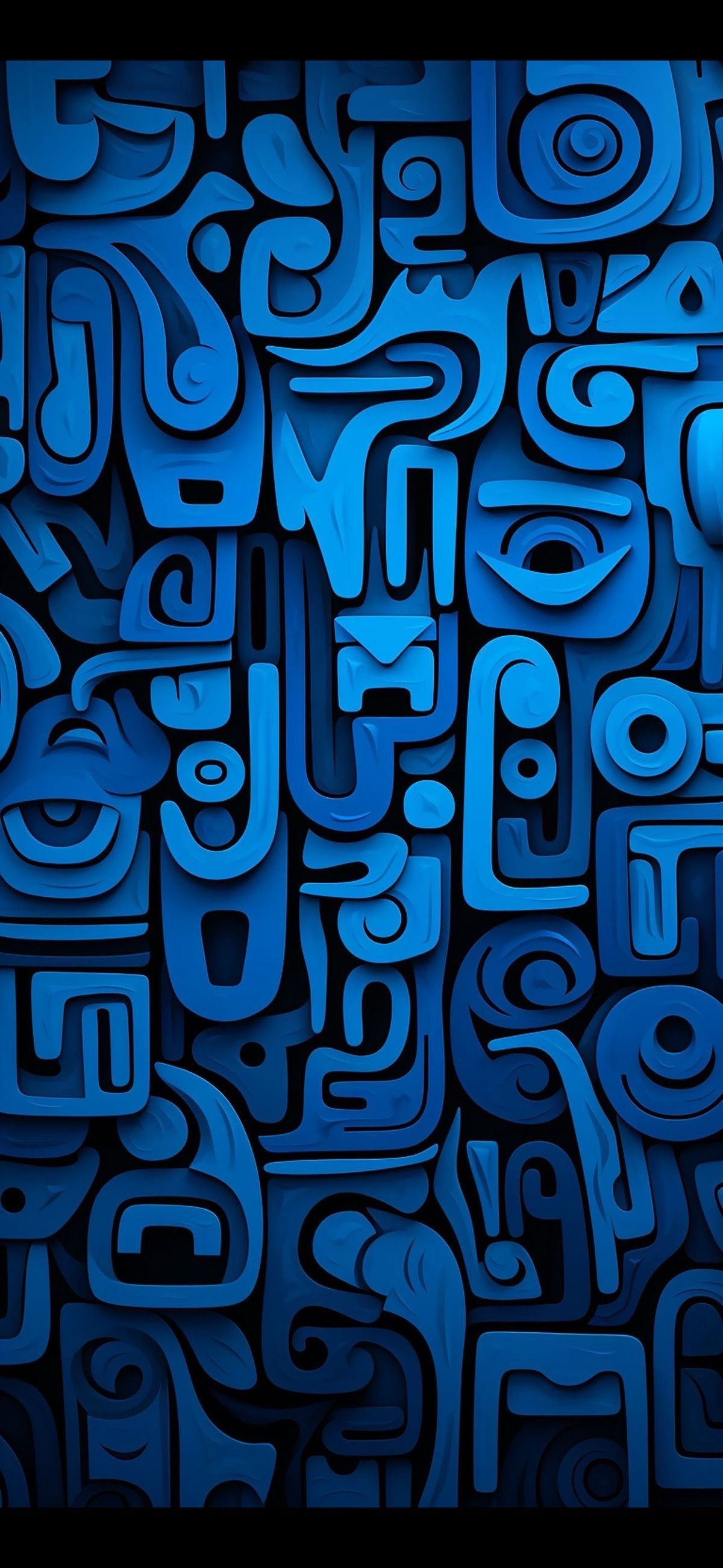 Abstract Blue Pattern