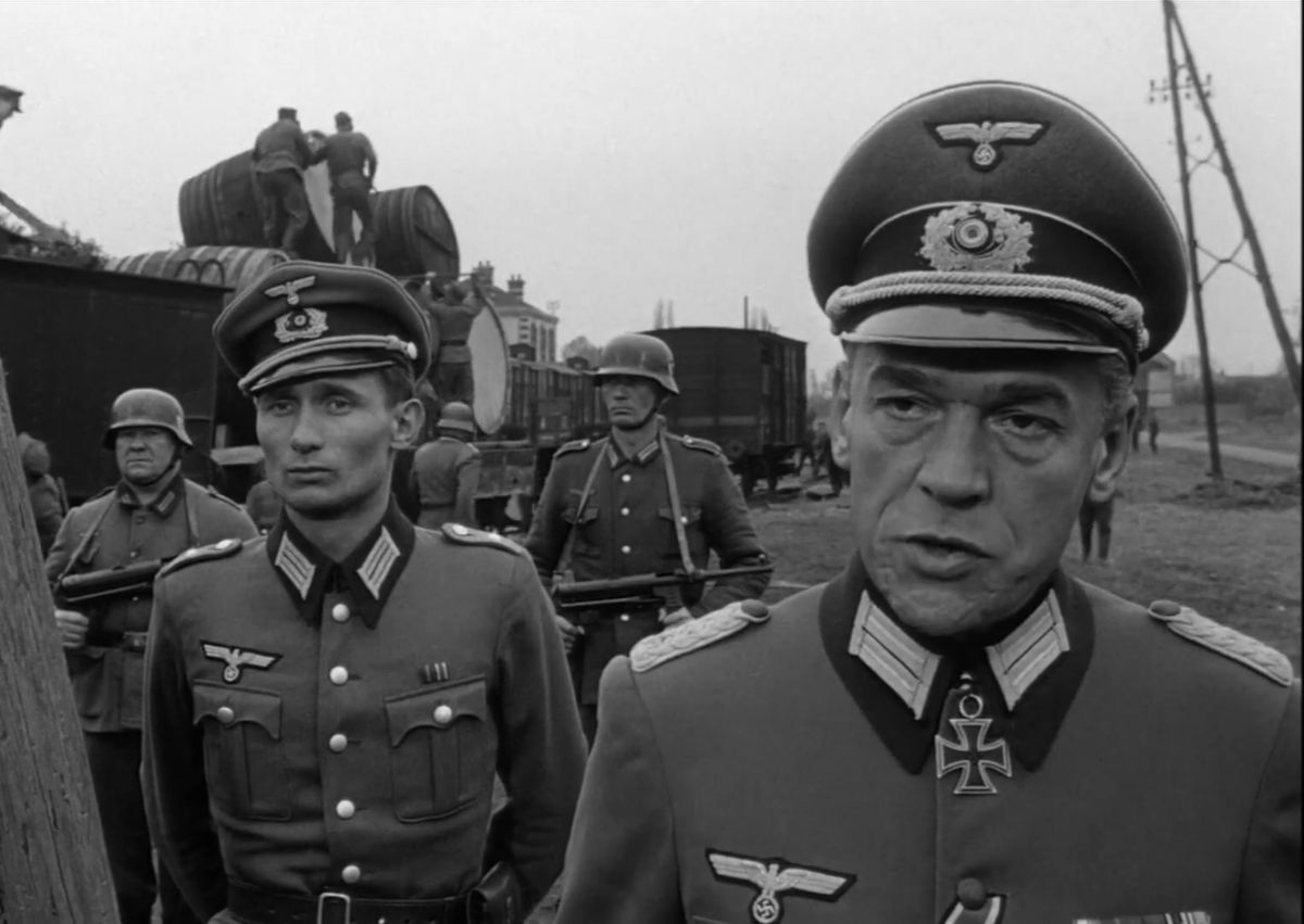 WWII German military scene