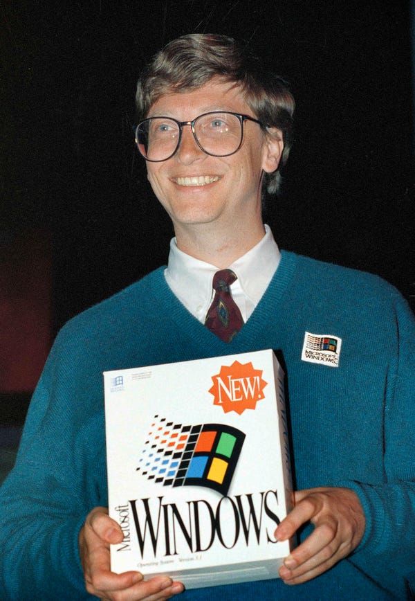 Bill Gates Promoting Windows