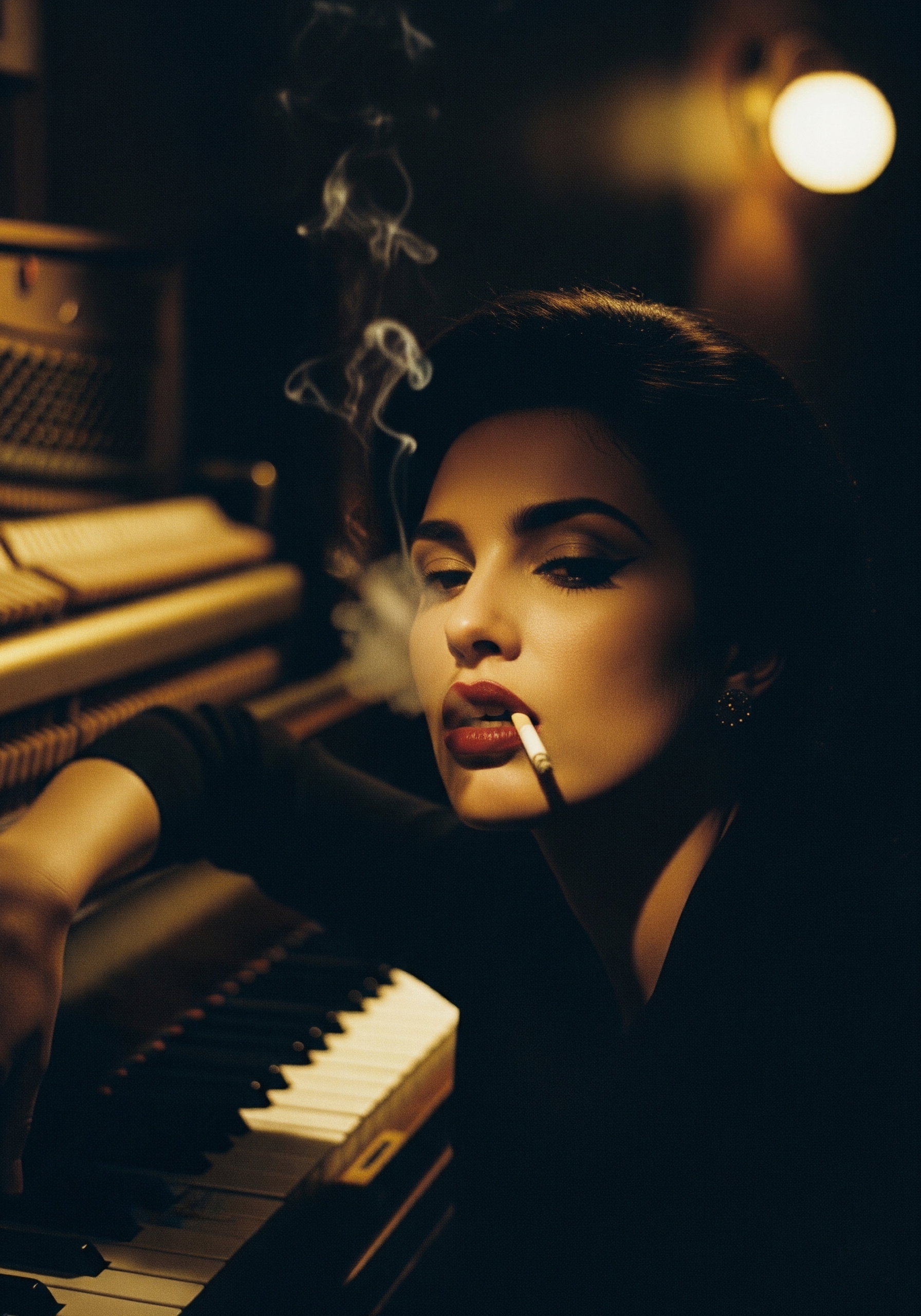 Smoking Piano Player