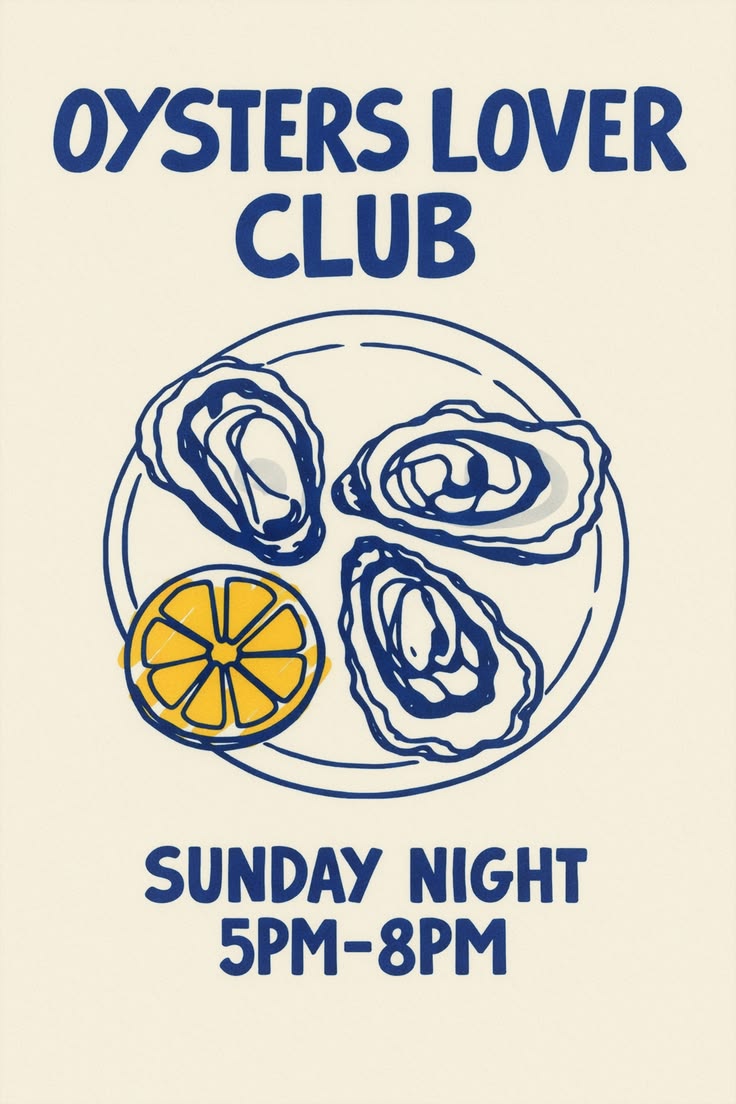 Oyster Club Sunday Night