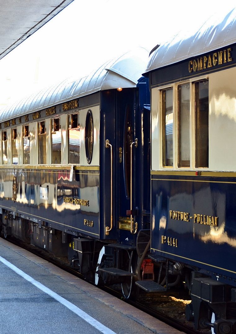 Vintage train cars