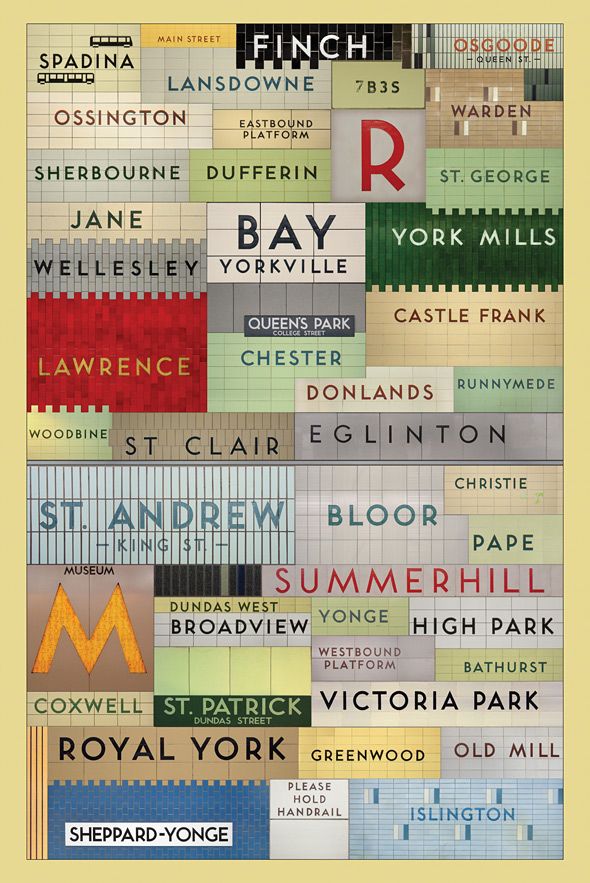 Bay Yorkville Subway Map