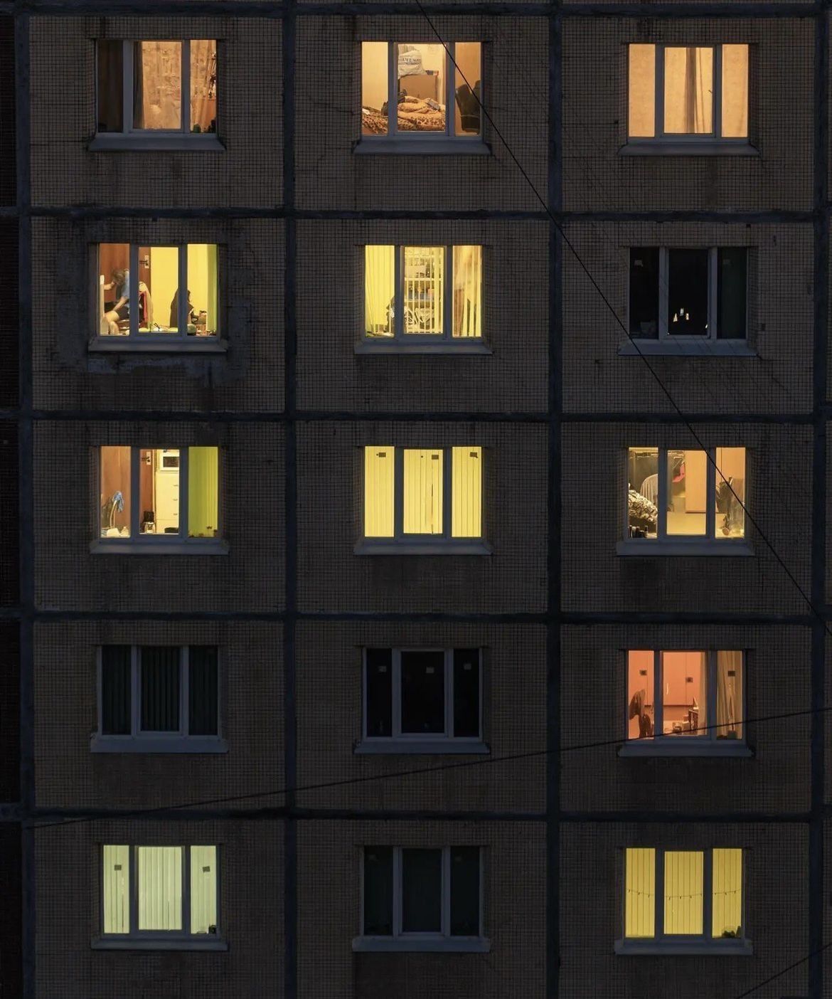 Apartment Building Windows