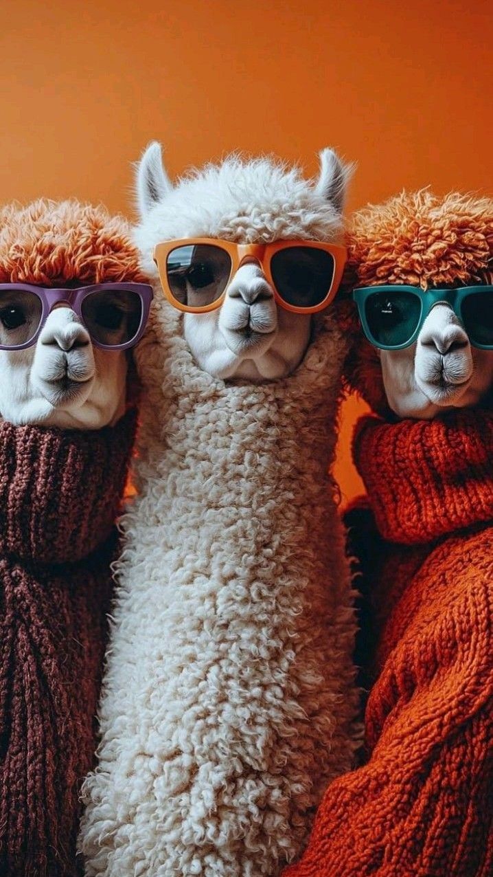 Alpacas in Glasses