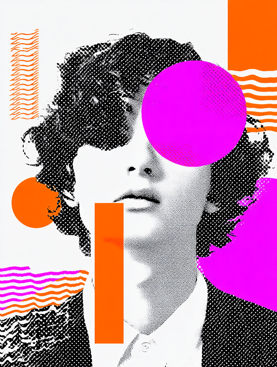 Abstract Pop Art Portrait