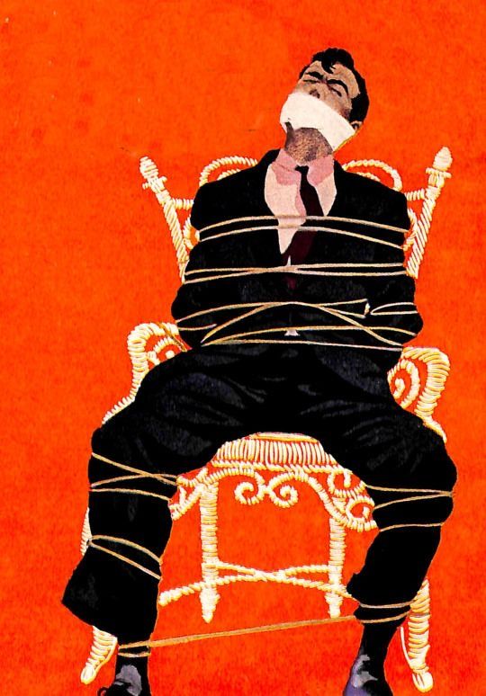 Man Tied Up in Chair