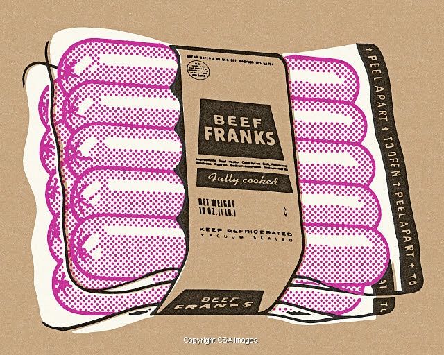 Beef Franks Vacuum Pack