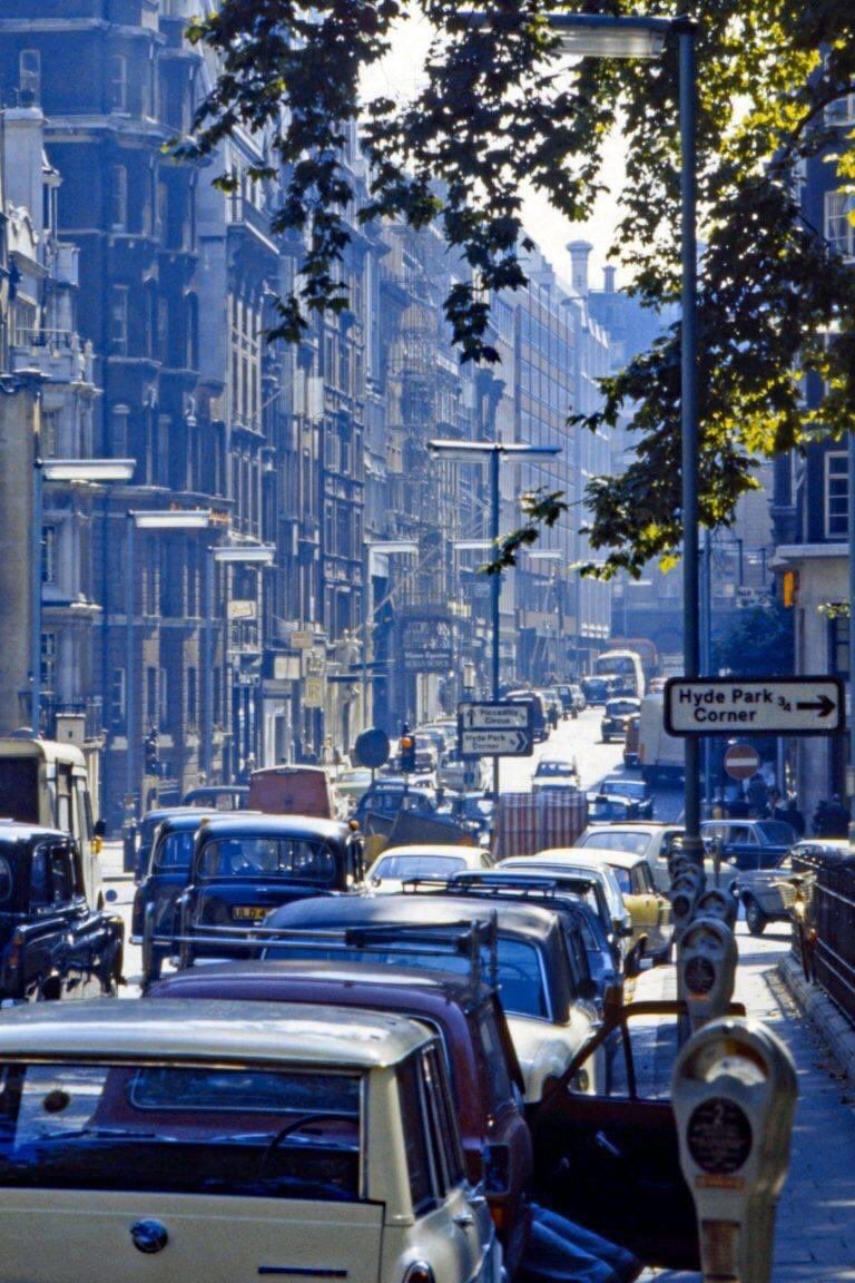 Busy London street