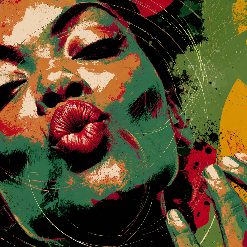 Abstract Pop Art Woman