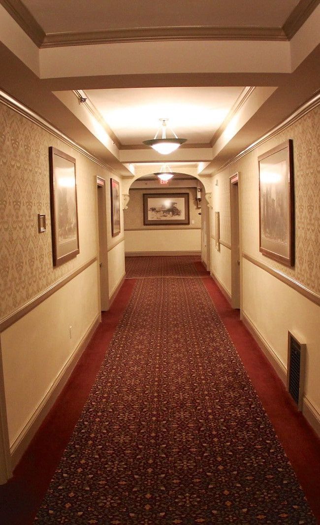 Elegant Hotel Corridor