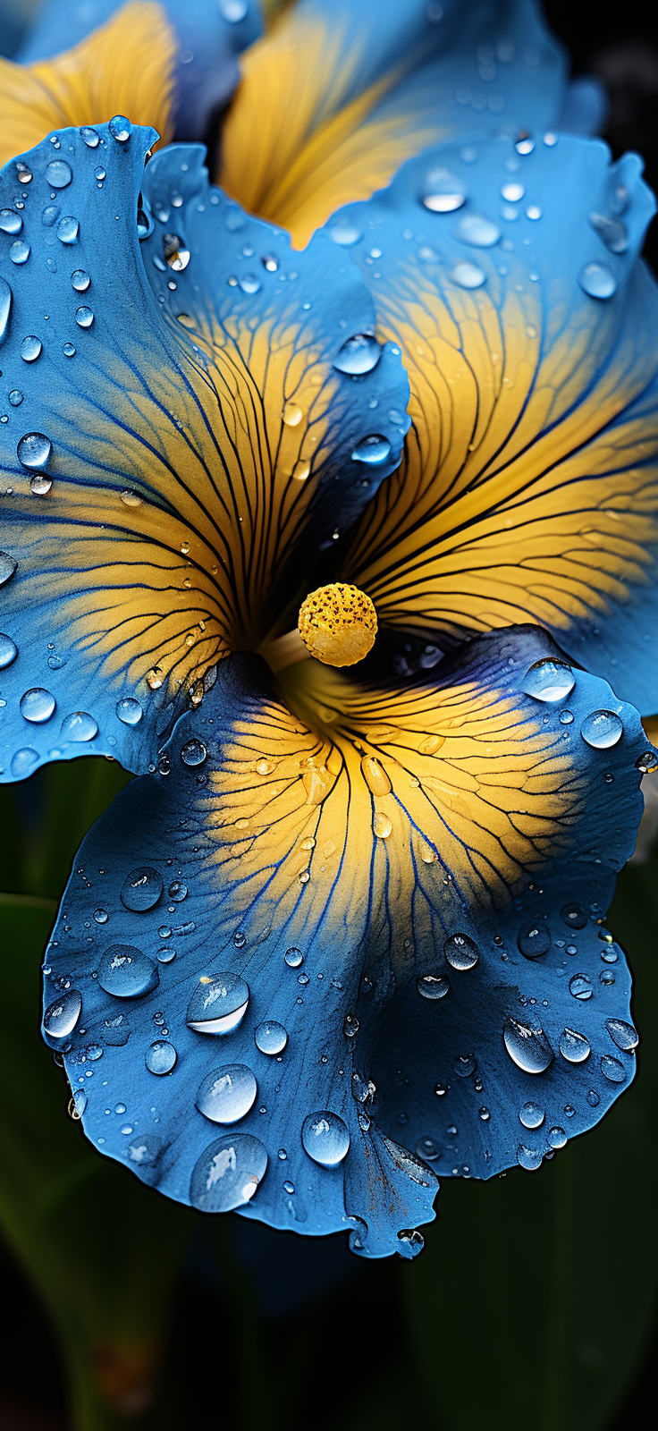 Rain-kissed Iris
