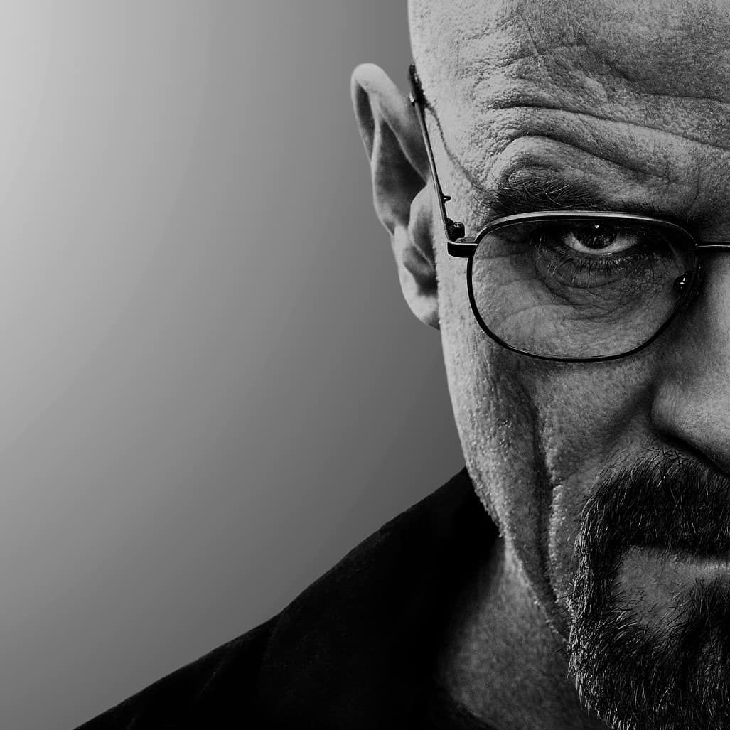 Bald Man with Glasses