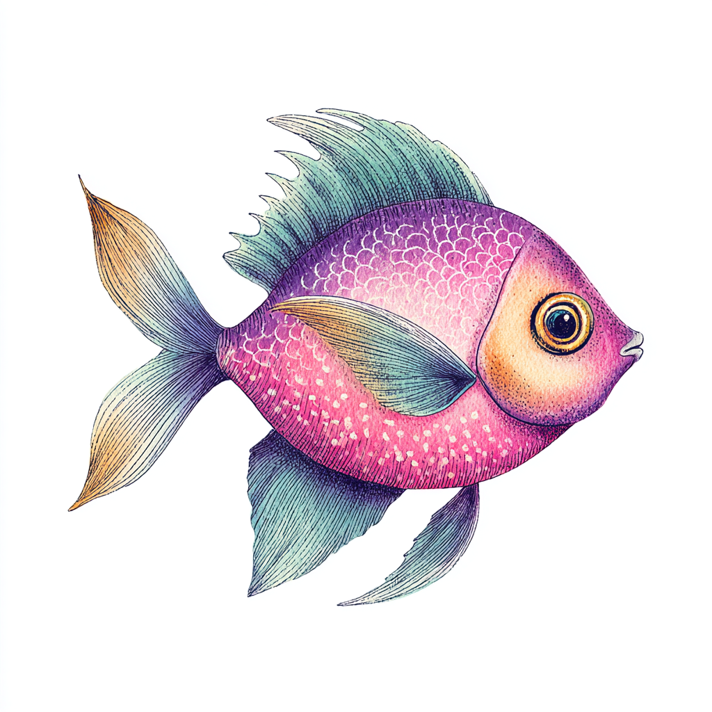 Colorful Fish Illustration